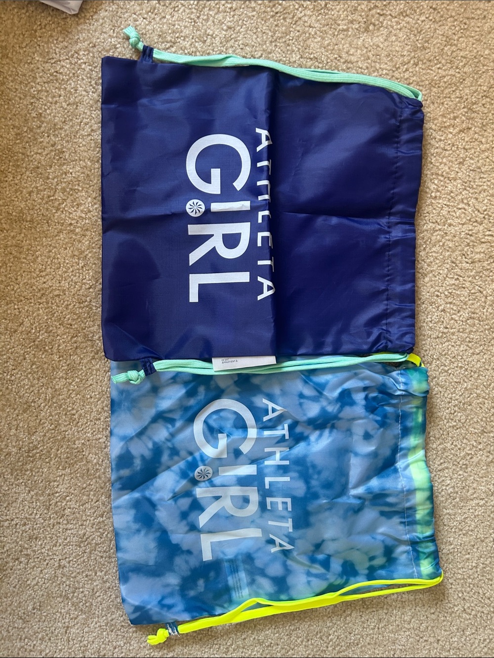 Athleta drawstring bags